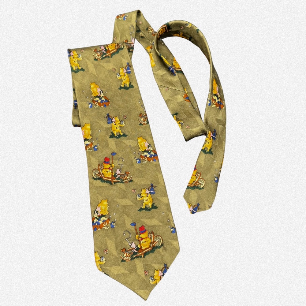 Classic Pooh Winnie The Pooh Tie Silk Piglet Disney Business Wear